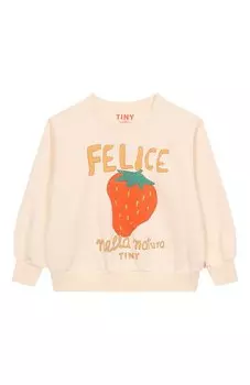 Хлопковый свитшот TINYCOTTONS