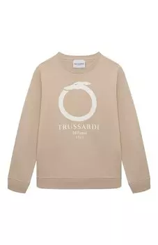 Хлопковый свитшот Trussardi junior