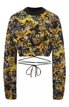 Хлопковый свитшот Versace Jeans Couture