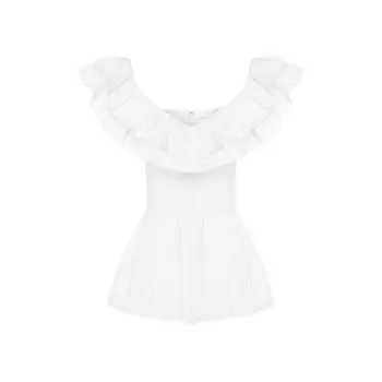 Хлопковый топ Alexander McQueen