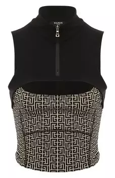 Хлопковый топ Balmain