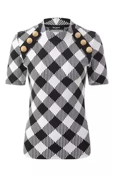 Хлопковый топ Balmain