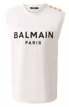 Хлопковый топ Balmain