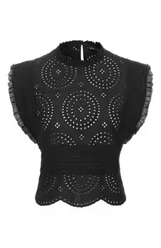 Хлопковый топ BOSS Orange