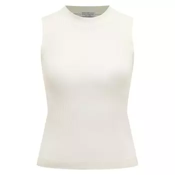 Хлопковый топ Brunello Cucinelli