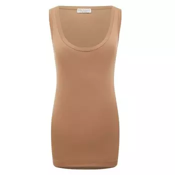 Хлопковый топ Brunello Cucinelli