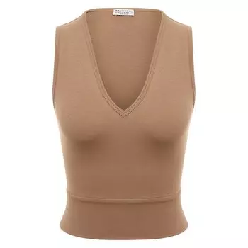 Хлопковый топ Brunello Cucinelli