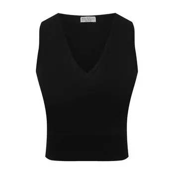 Хлопковый топ Brunello Cucinelli