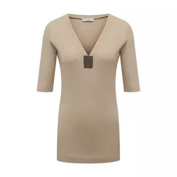 Хлопковый топ Brunello Cucinelli