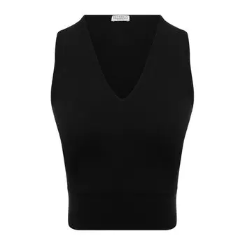 Хлопковый топ Brunello Cucinelli