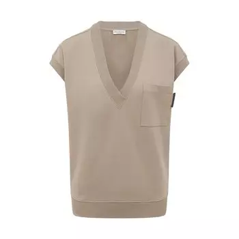 Хлопковый топ Brunello Cucinelli
