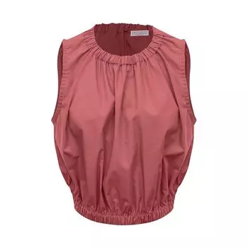 Хлопковый топ Brunello Cucinelli