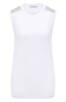 Хлопковый топ Brunello Cucinelli