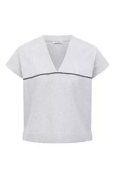 Хлопковый топ Brunello Cucinelli