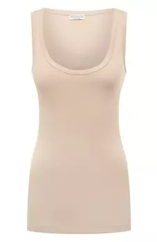 Хлопковый топ Brunello Cucinelli