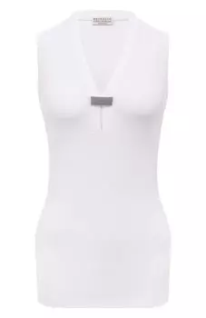 Хлопковый топ Brunello Cucinelli