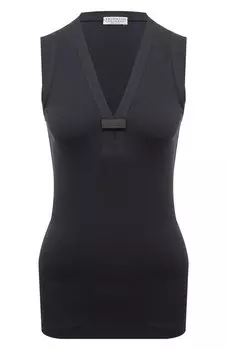 Хлопковый топ Brunello Cucinelli
