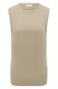 Хлопковый топ Brunello Cucinelli