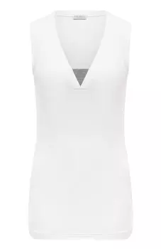 Хлопковый топ Brunello Cucinelli