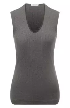 Хлопковый топ Brunello Cucinelli