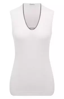 Хлопковый топ Brunello Cucinelli