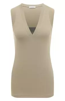 Хлопковый топ Brunello Cucinelli