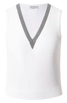 Хлопковый топ Brunello Cucinelli