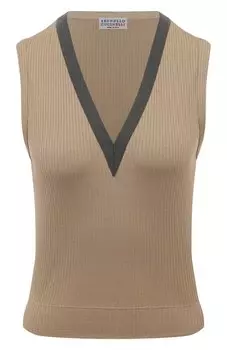 Хлопковый топ Brunello Cucinelli