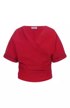 Хлопковый топ Brunello Cucinelli