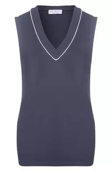 Хлопковый топ Brunello Cucinelli