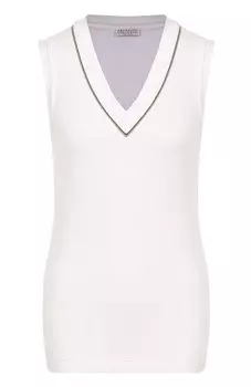 Хлопковый топ Brunello Cucinelli
