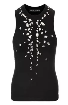 Хлопковый топ David Koma