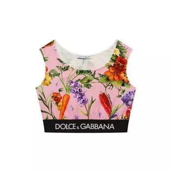 Хлопковый топ Dolce & Gabbana