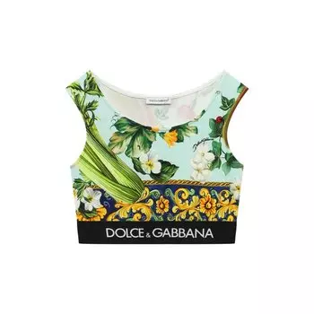 Хлопковый топ Dolce & Gabbana