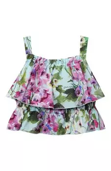 Хлопковый топ Dolce & Gabbana