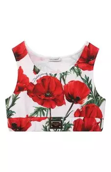 Хлопковый топ Dolce & Gabbana