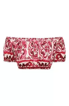 Хлопковый топ Dolce & Gabbana