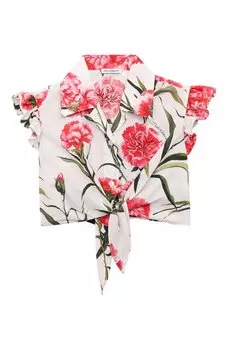 Хлопковый топ Dolce & Gabbana