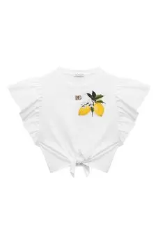 Хлопковый топ Dolce & Gabbana