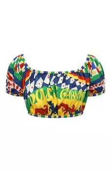 Хлопковый топ Dolce & Gabbana