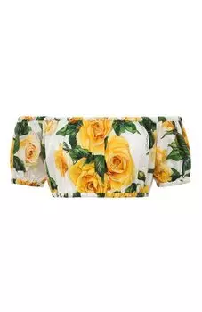 Хлопковый топ Dolce & Gabbana