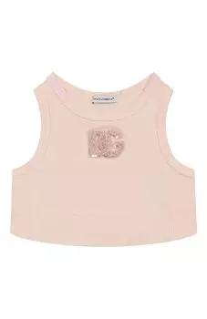 Хлопковый топ Dolce & Gabbana