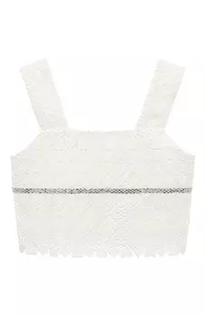 Хлопковый топ Elie Saab junior