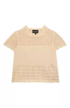 Хлопковый топ Emporio Armani