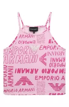 Хлопковый топ Emporio Armani