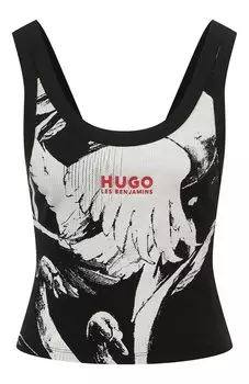 Хлопковый топ HUGO x Les Benjamins HUGO