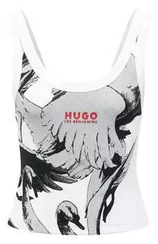 Хлопковый топ HUGO x Les Benjamins HUGO