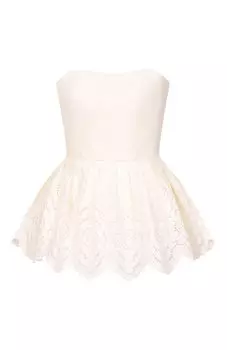 Хлопковый топ-корсет Vika Gazinskaya