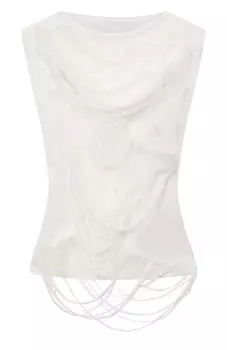 Хлопковый топ MM6