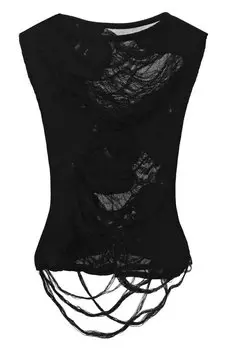 Хлопковый топ MM6